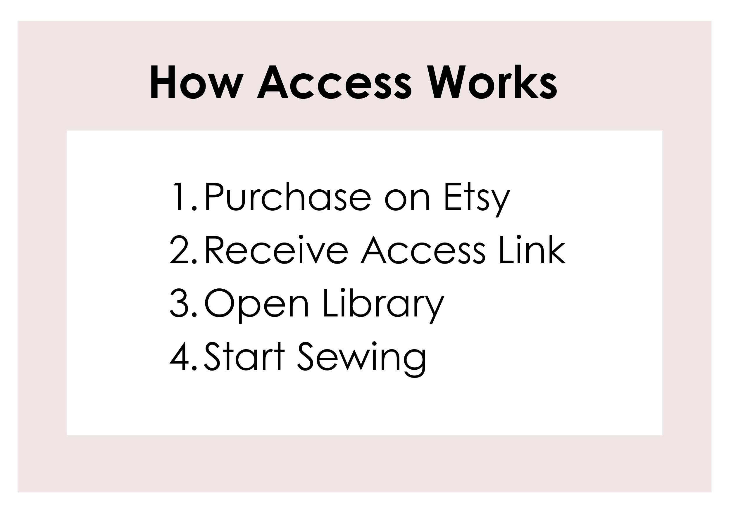 Lifetime Access RLC Sewing Pattern Library