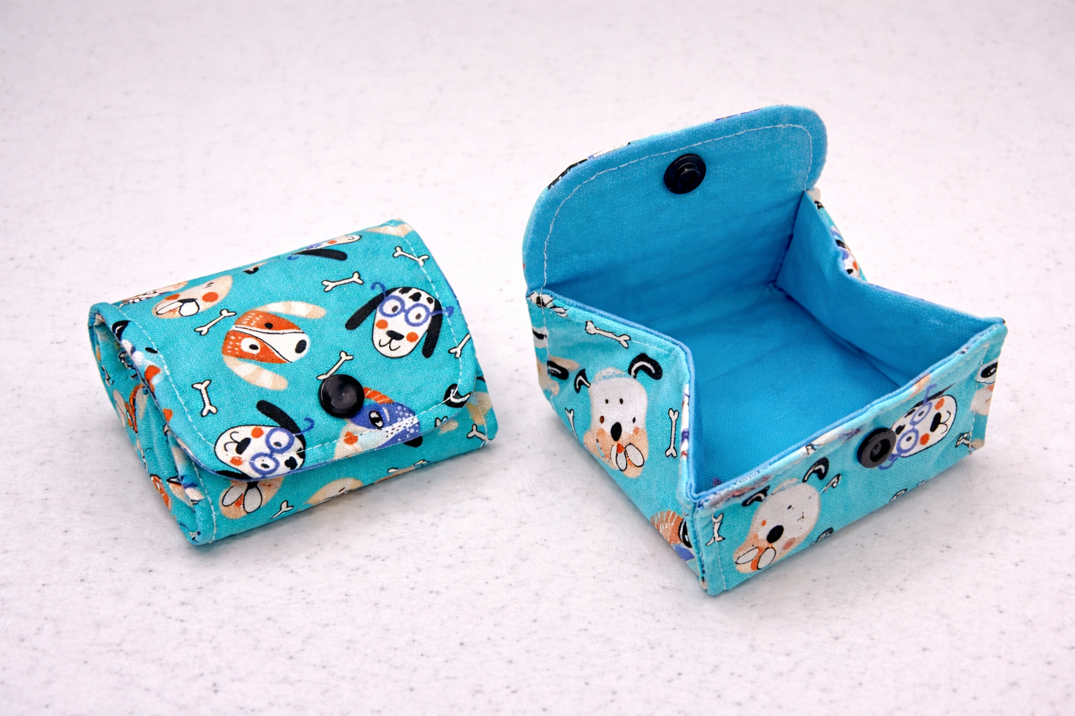 Fold & Snap Mini Pouch Sewing Pattern