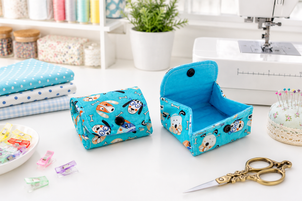 Fold & Snap Mini Pouch Sewing Pattern
