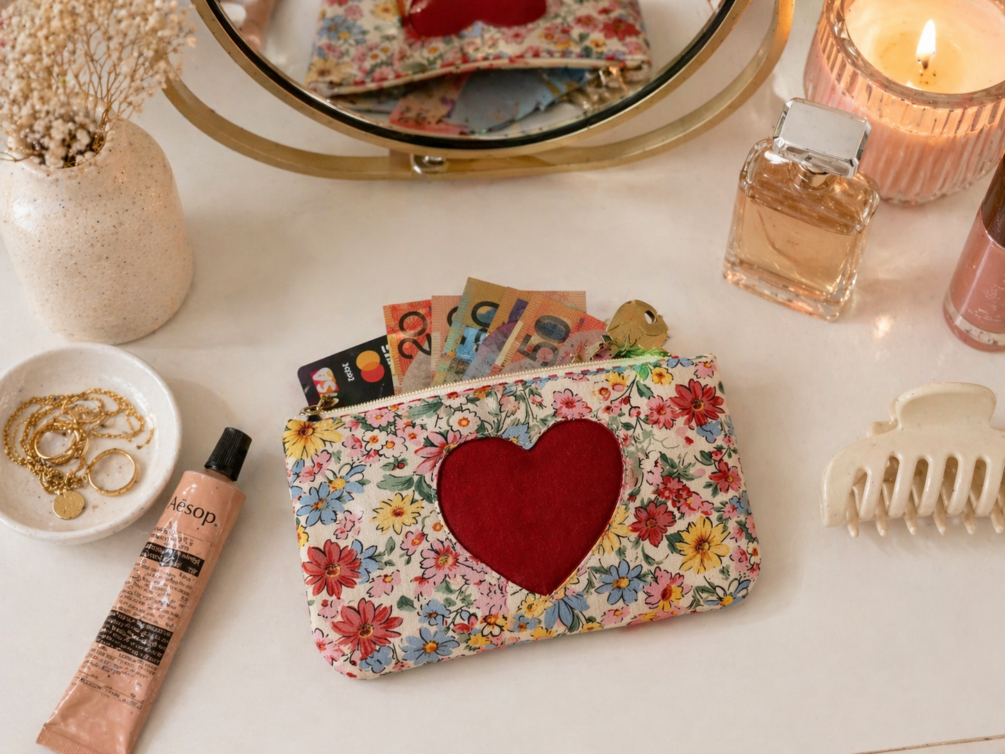 Heart Frame Purse Sewing Pattern