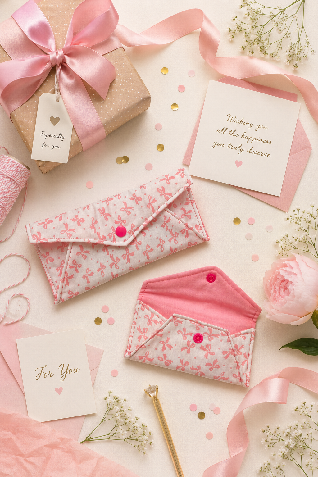 Envelope Pouch Sewing Pattern (2 Sizes)