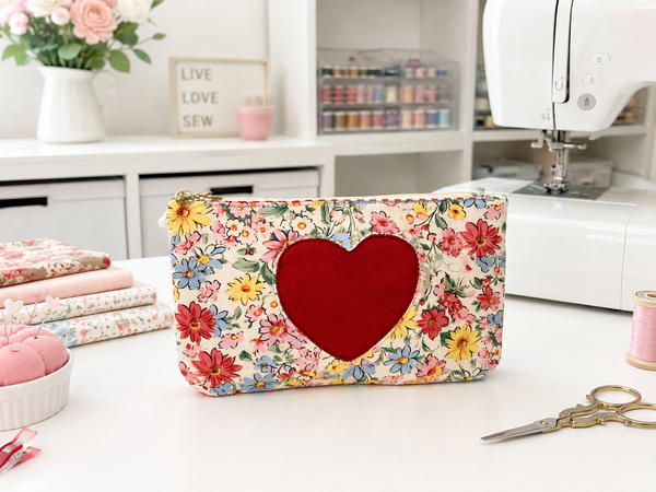 Heart Frame Purse Sewing Pattern