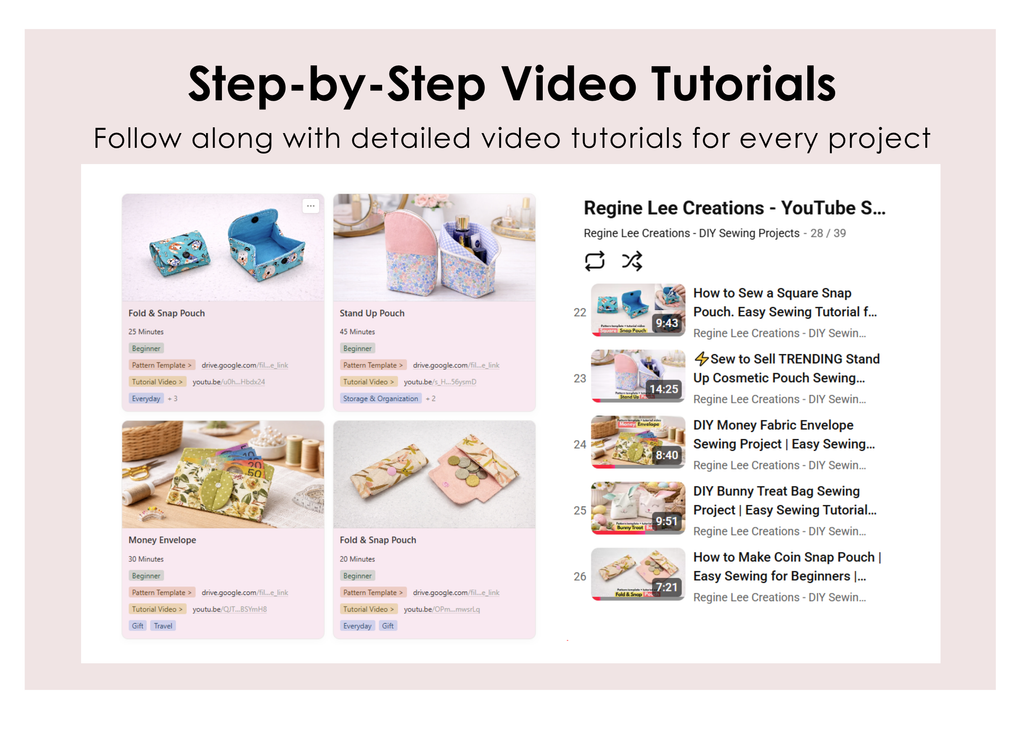 Lifetime Access RLC Sewing Pattern Library