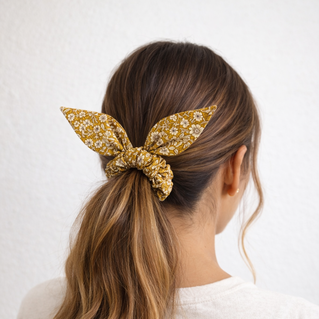 Bunny Ear Scrunchie Sewing Pattern