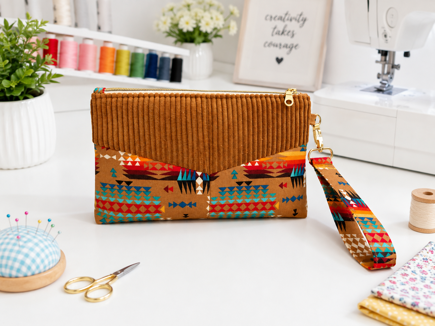 Wristlet Clutch Sewing Pattern