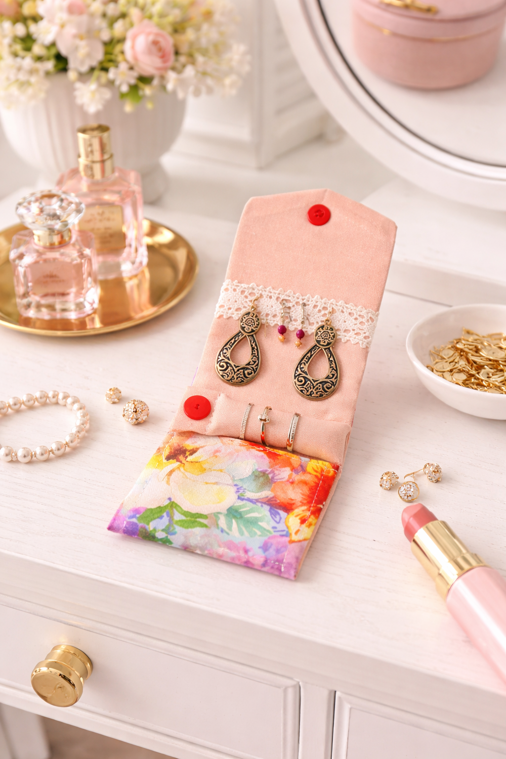 Mini Jewellery Pouch Sewing Pattern