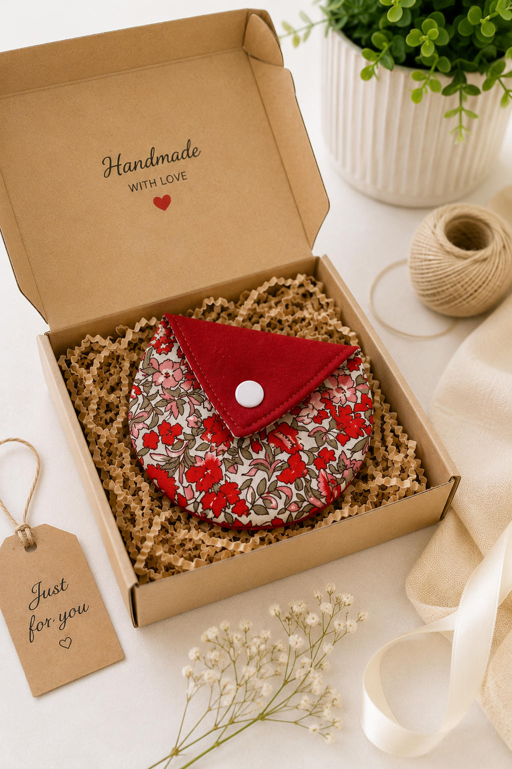 Teardrop Mini Snap Pouch Sewing Pattern