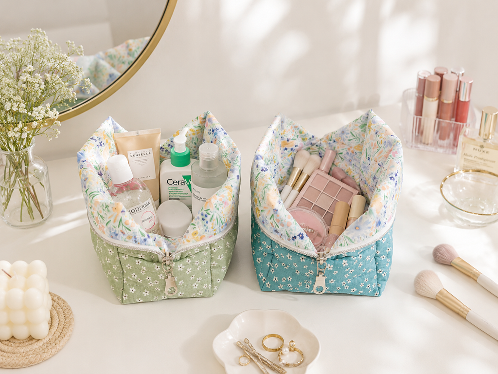Boxy Makeup Bag Sewing Pattern (2 Sizes)