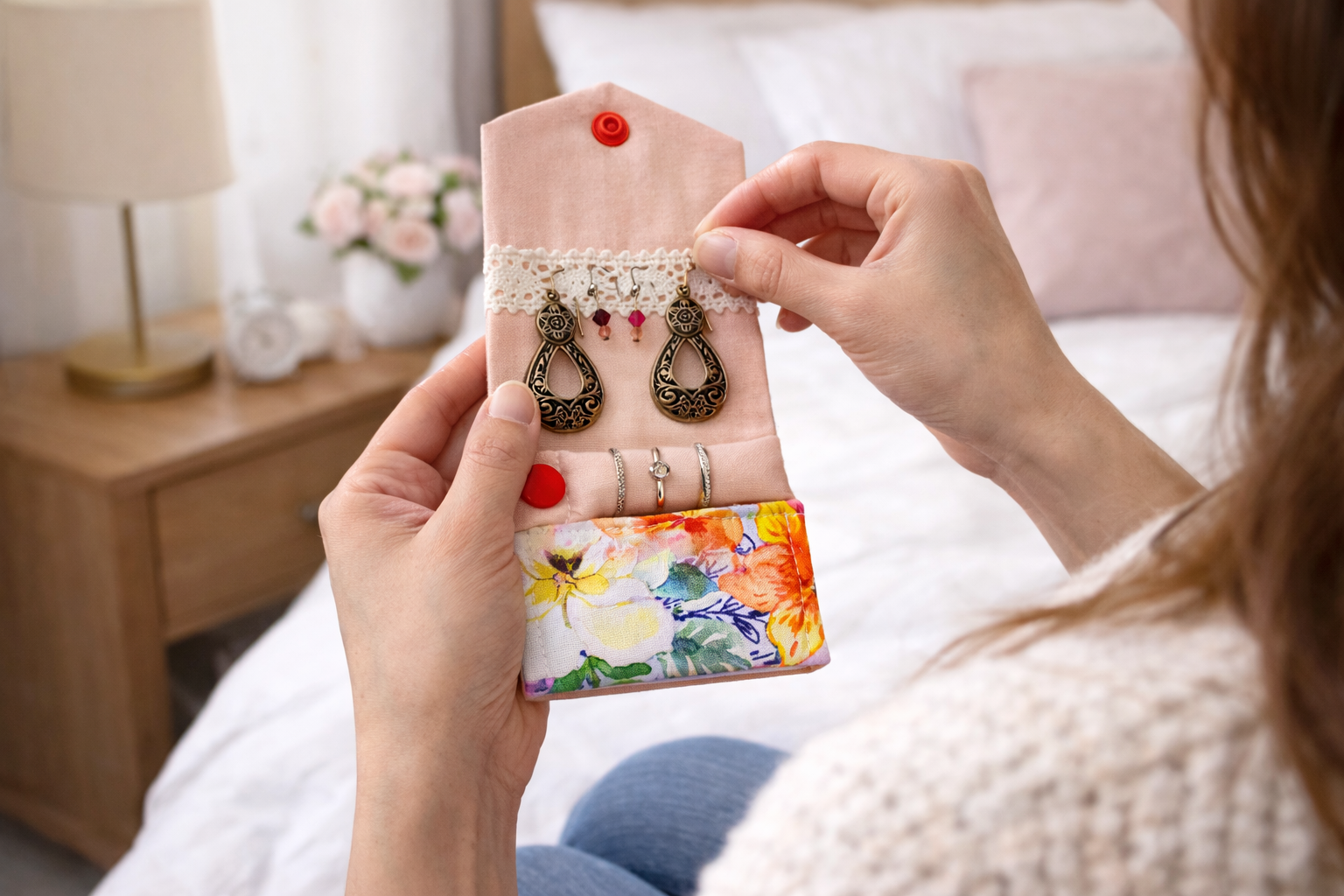 Mini Jewellery Pouch Sewing Pattern