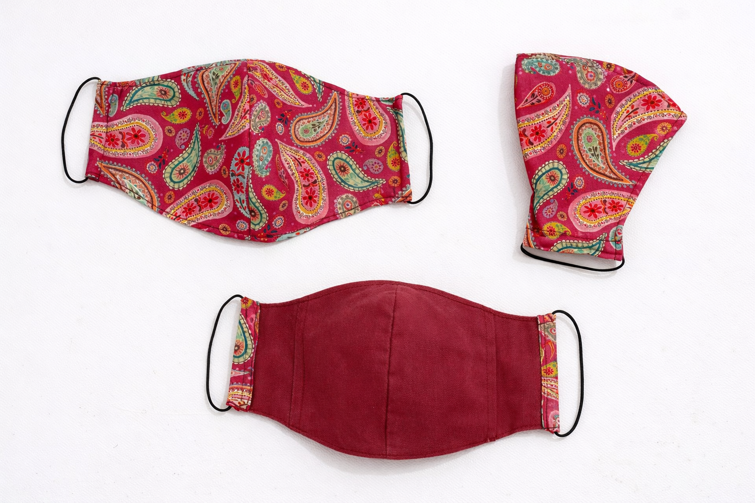 Reusable Fabric Face Mask Sewing Pattern