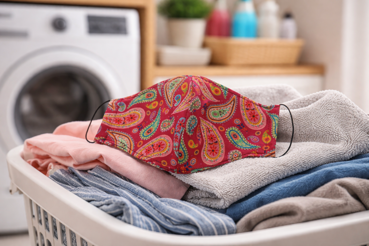 Reusable Fabric Face Mask Sewing Pattern