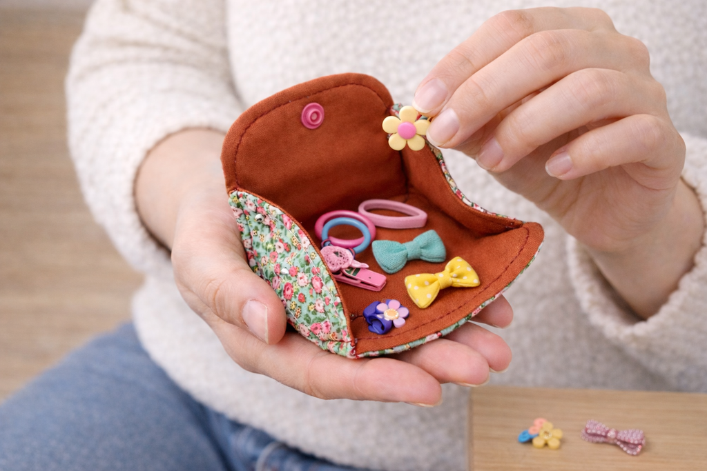 Fold & Snap Mini Pouch Sewing Pattern