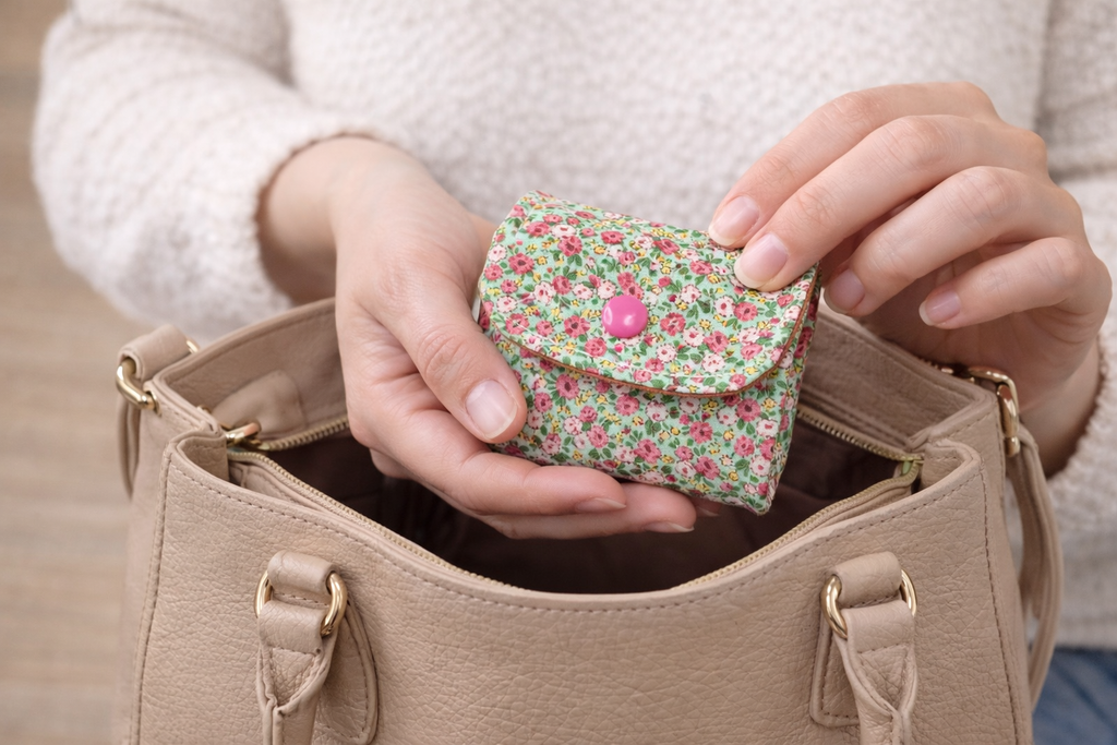 Fold & Snap Mini Pouch Sewing Pattern