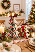 3D Fabric Christmas Tree Sewing Pattern (2 Sizes)