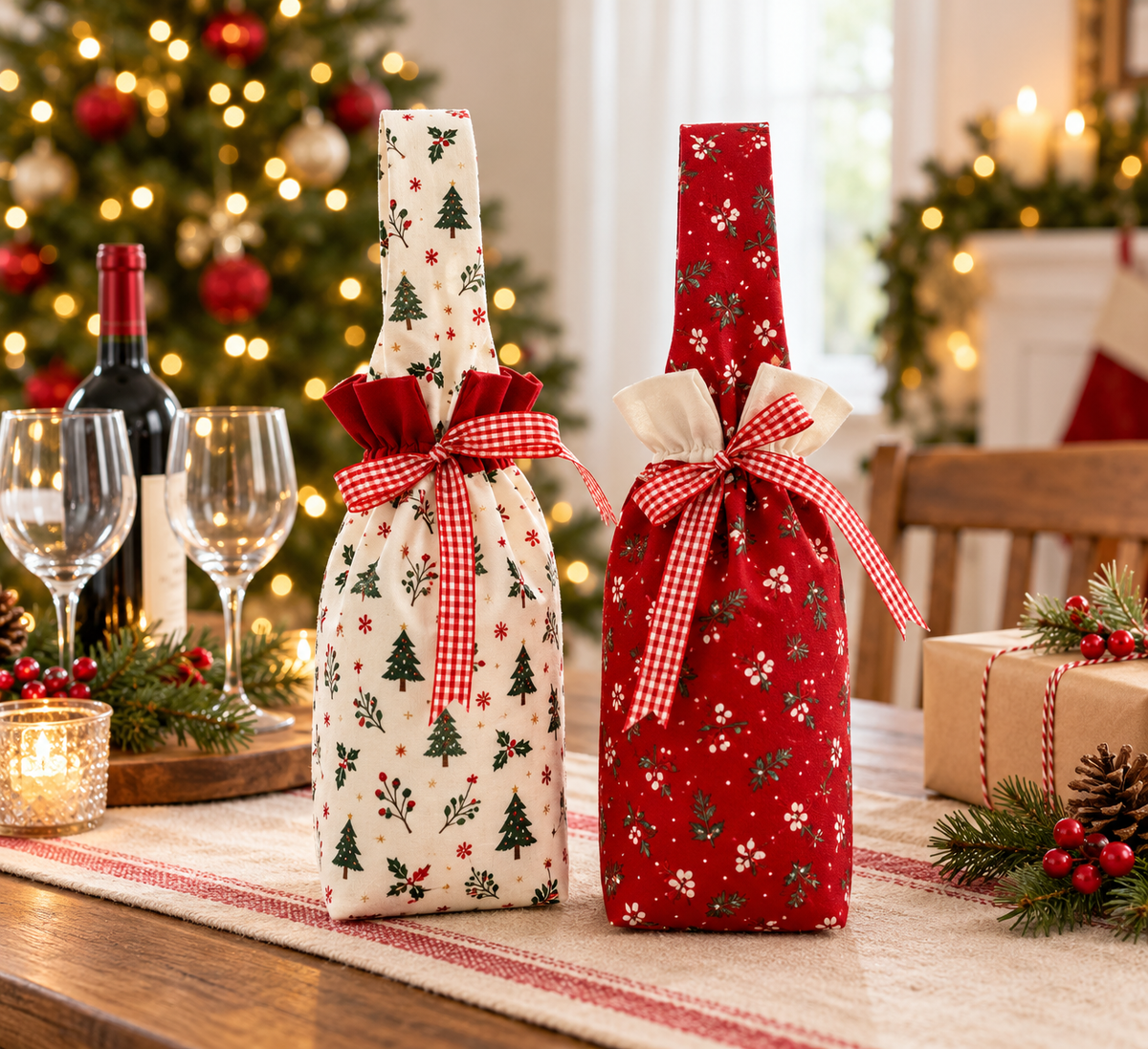 Wine Bottle Carrier Sewing Pattern