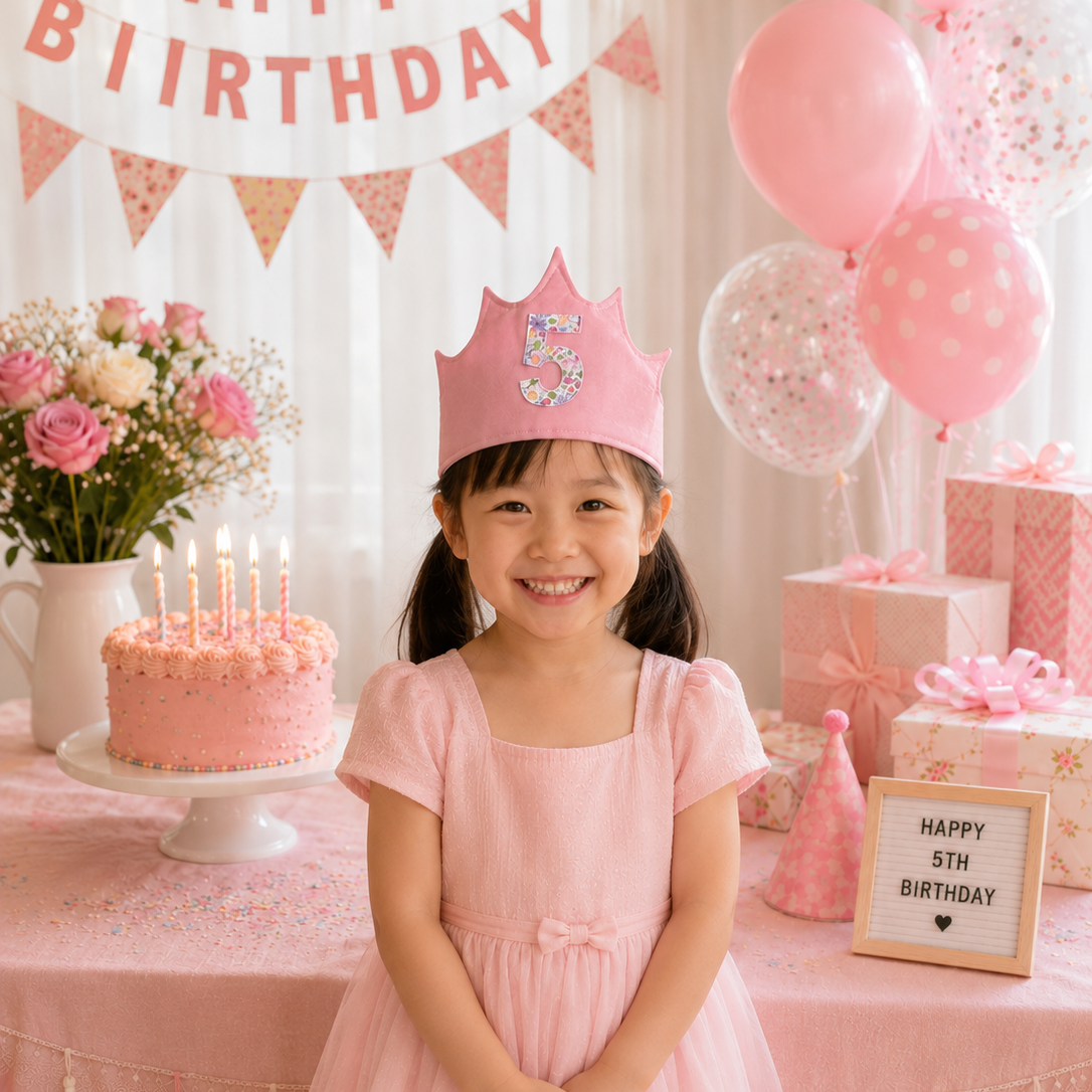 Birthday Crown Sewing Pattern (2 designs)