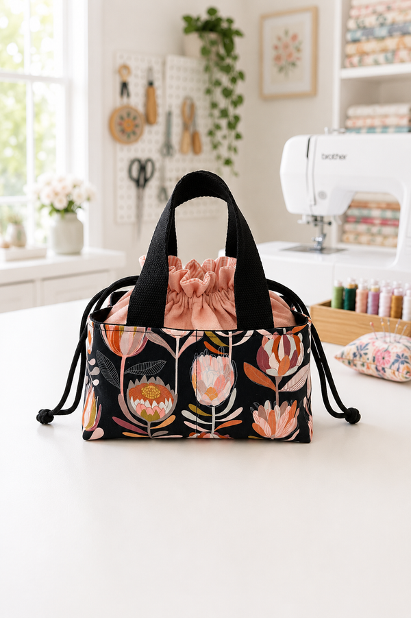 Drawstring Tote Bag Sewing Pattern