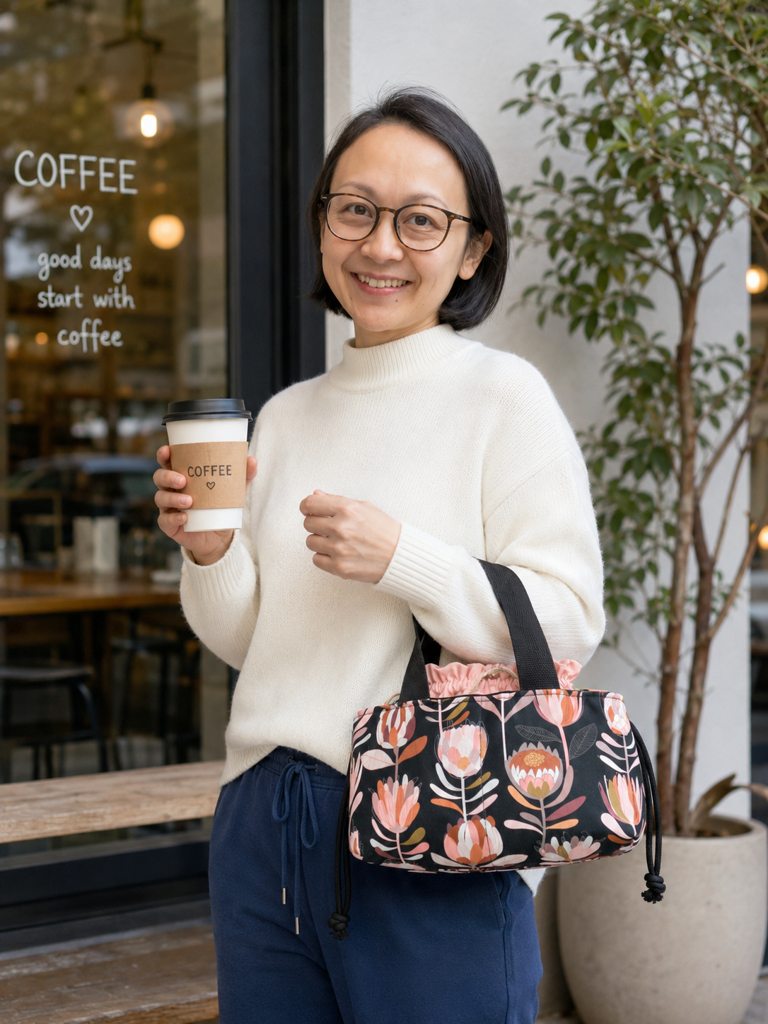 Drawstring Tote Bag Sewing Pattern