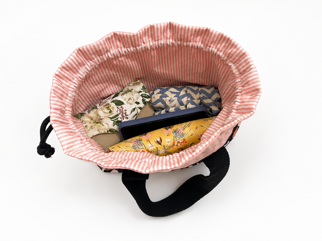 Drawstring Tote Bag Sewing Pattern