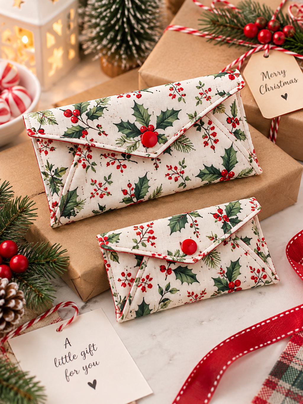 Envelope Pouch Sewing Pattern (2 Sizes)