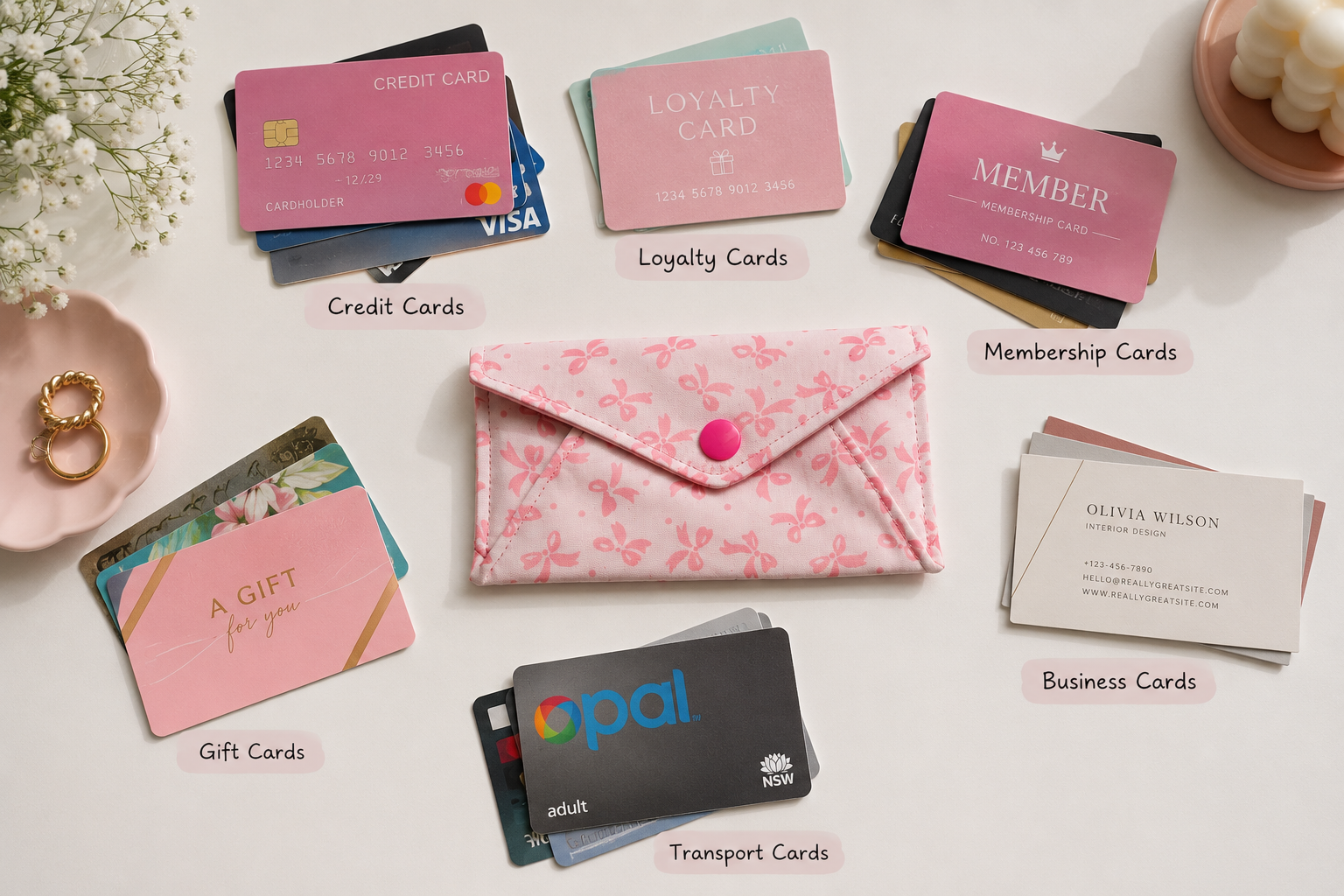 Envelope Pouch Sewing Pattern (2 Sizes)