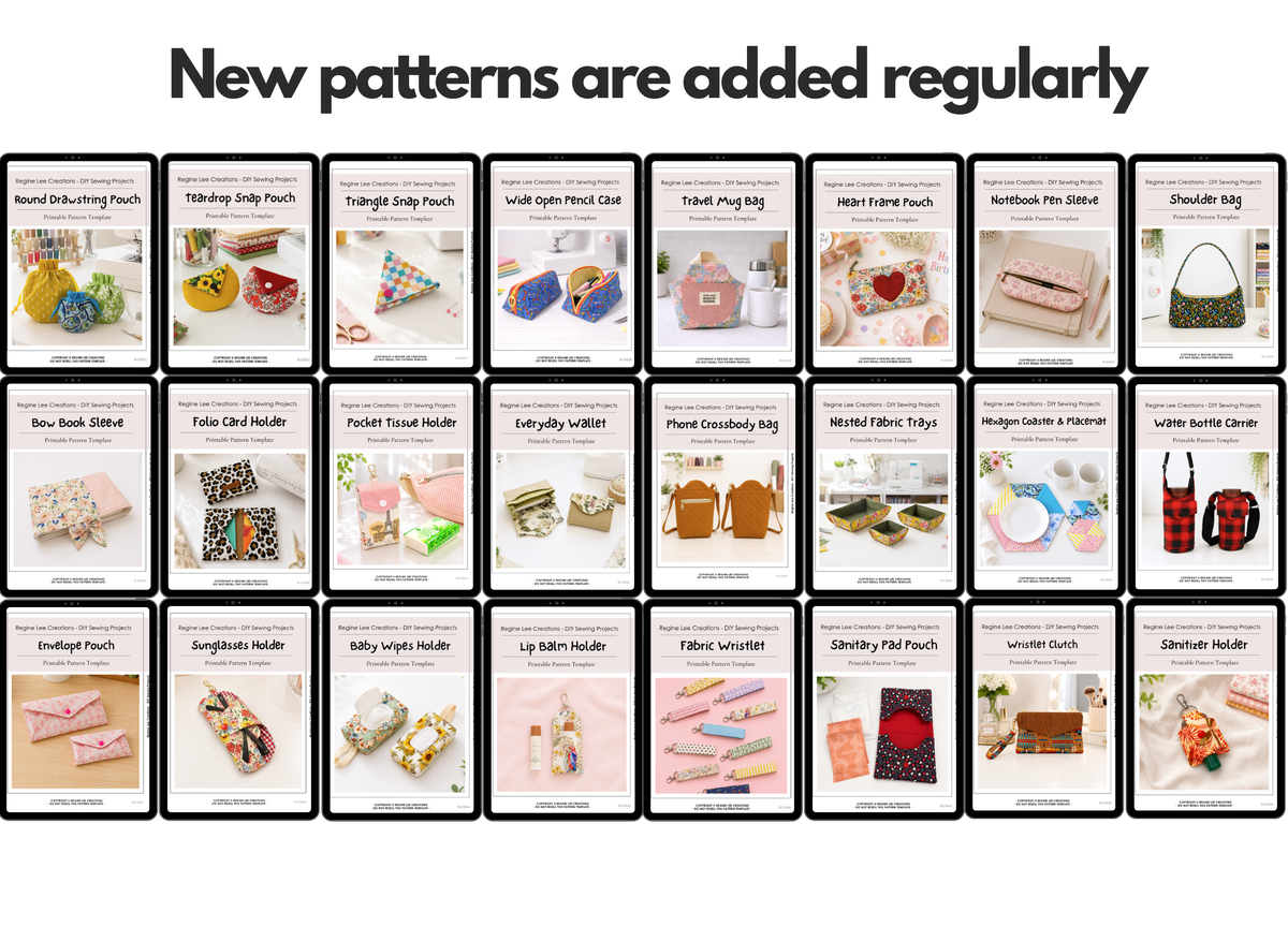 Lifetime Access RLC Sewing Pattern Library