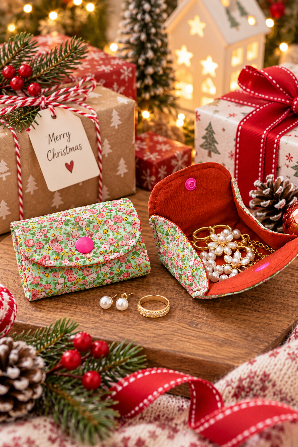 Fold & Snap Mini Pouch Sewing Pattern