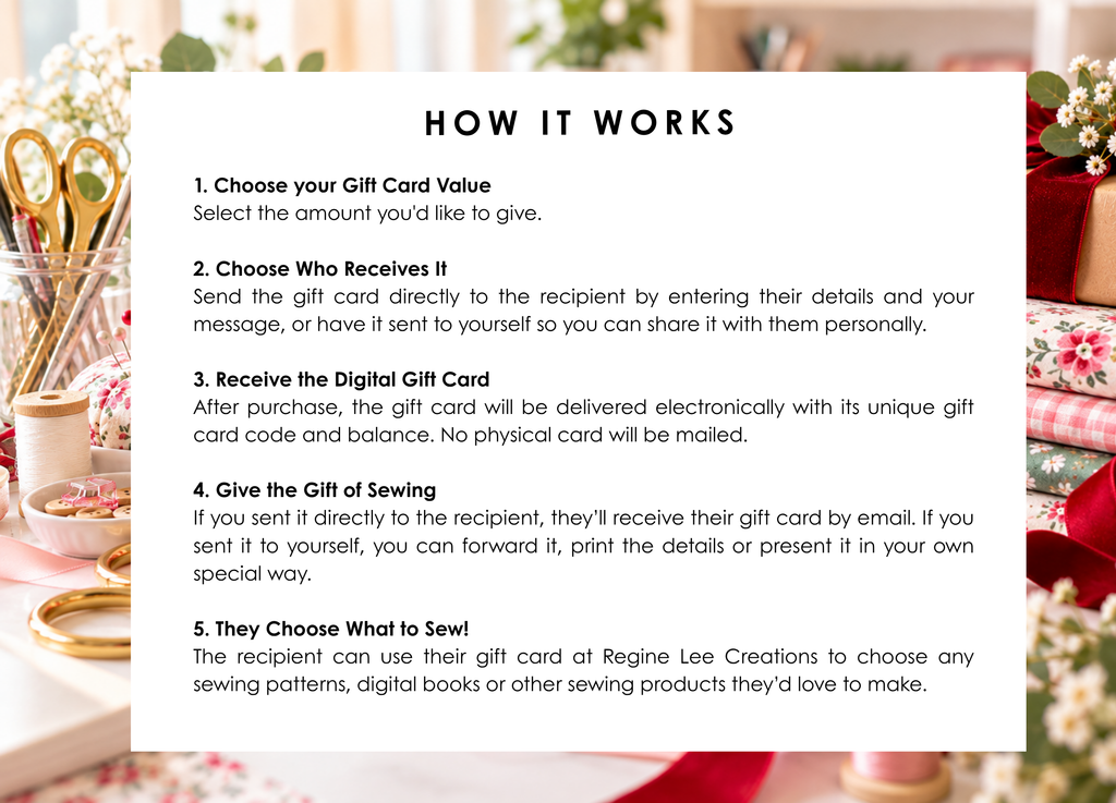Regine Lee Creations Gift Card