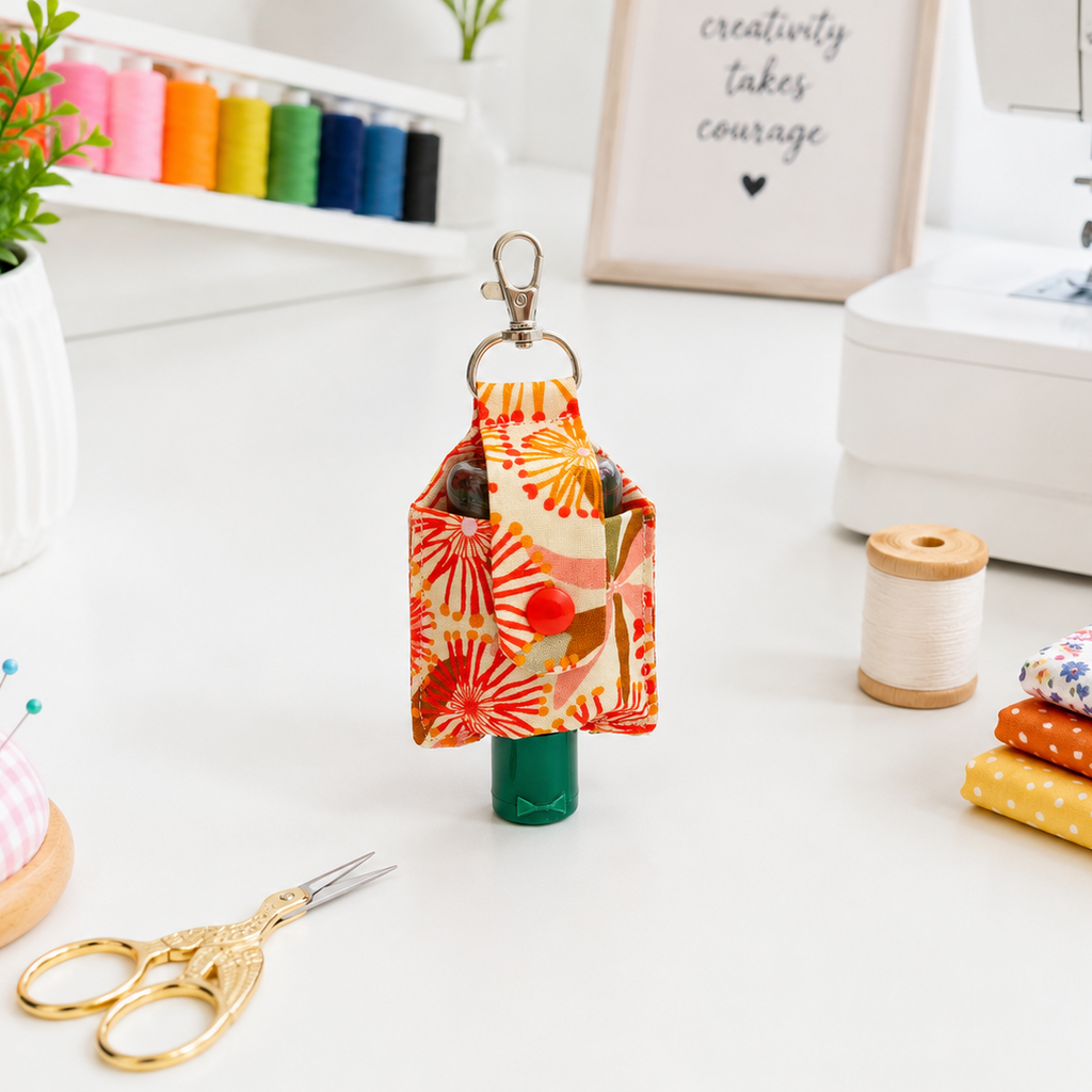 Hand Sanitizer Holder Sewing Pattern