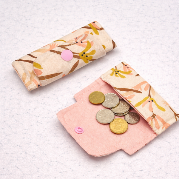 Fold & Snap Mini Pouch Sewing Pattern