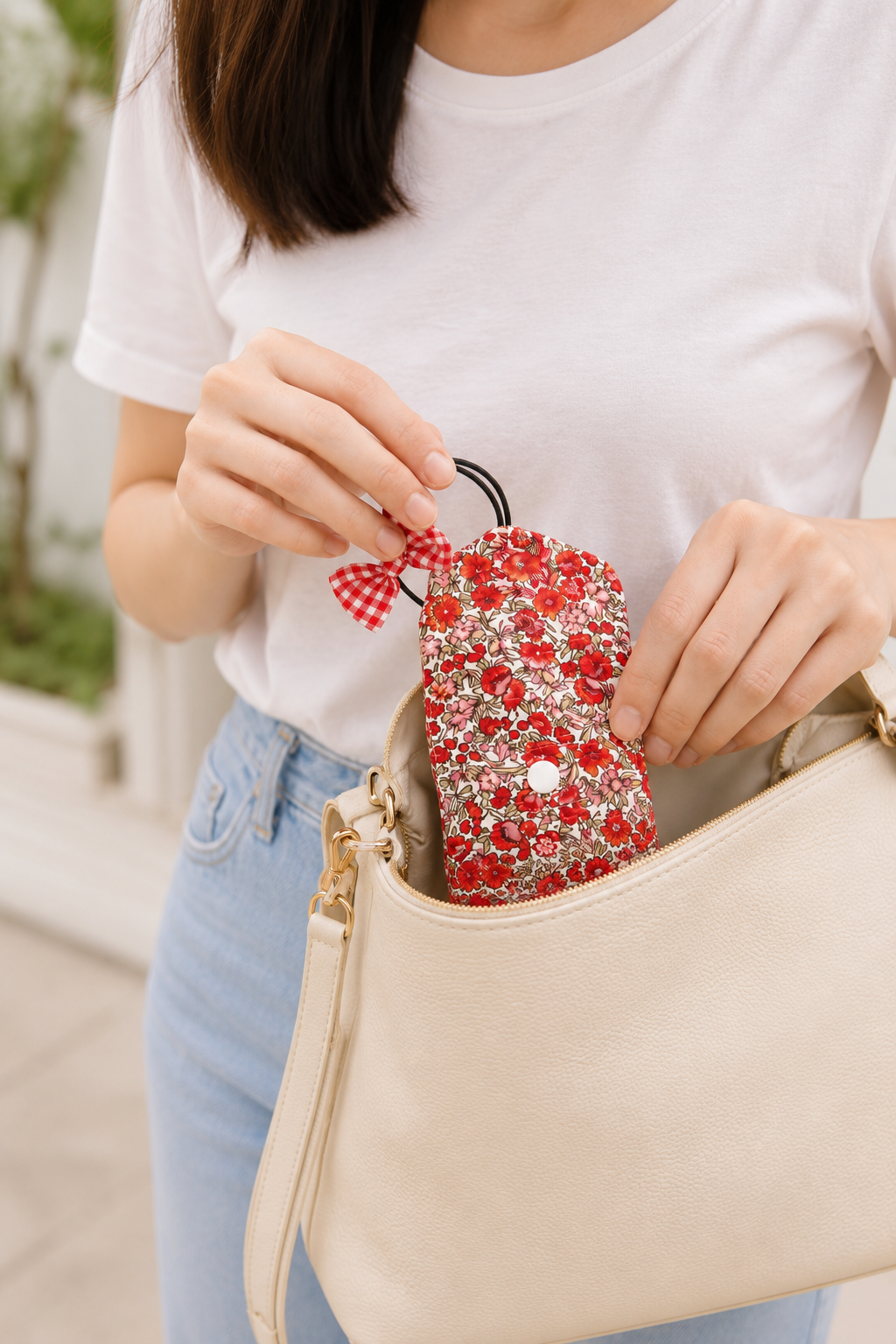 Pull Cord Key Pouch Sewing Pattern (2 Sizes)