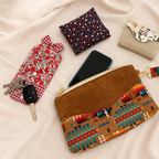 Pull Cord Key Pouch Sewing Pattern (2 Sizes)