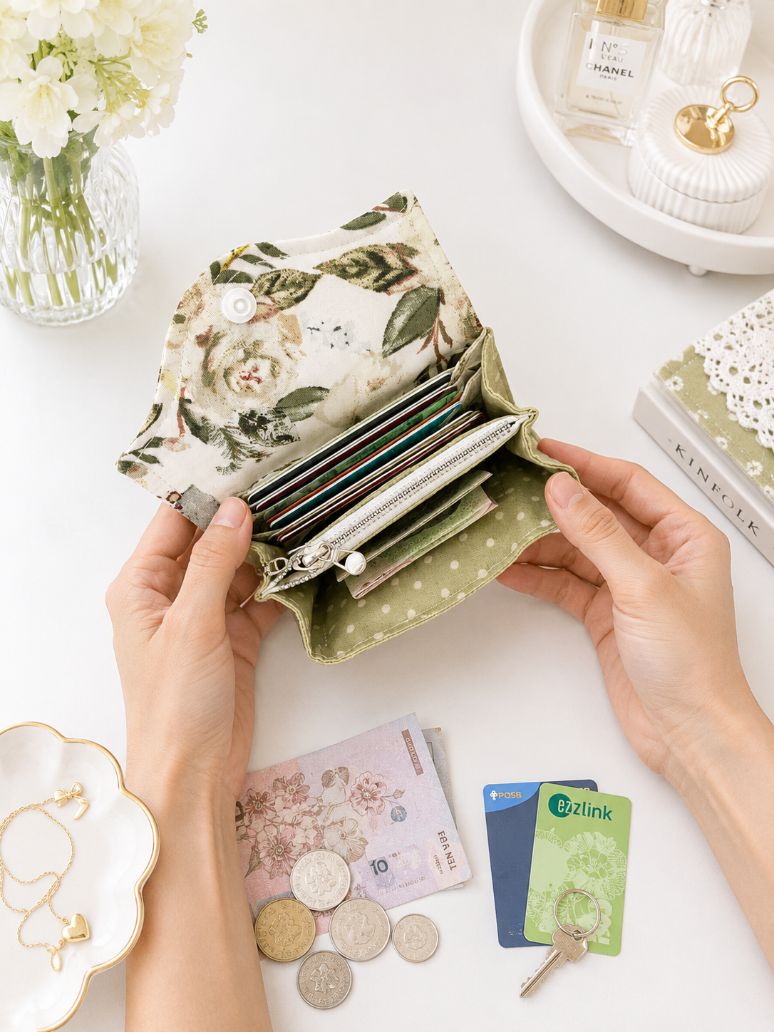 Everyday Mini Compact Wallet Sewing Pattern
