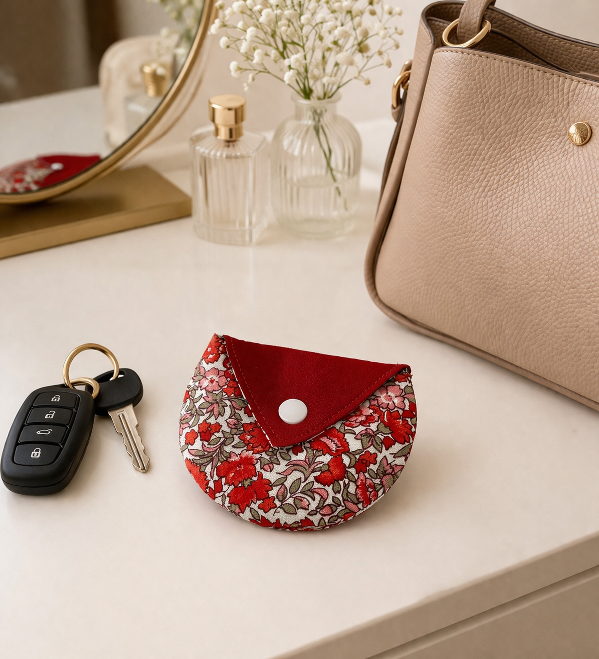 Teardrop Mini Snap Pouch Sewing Pattern