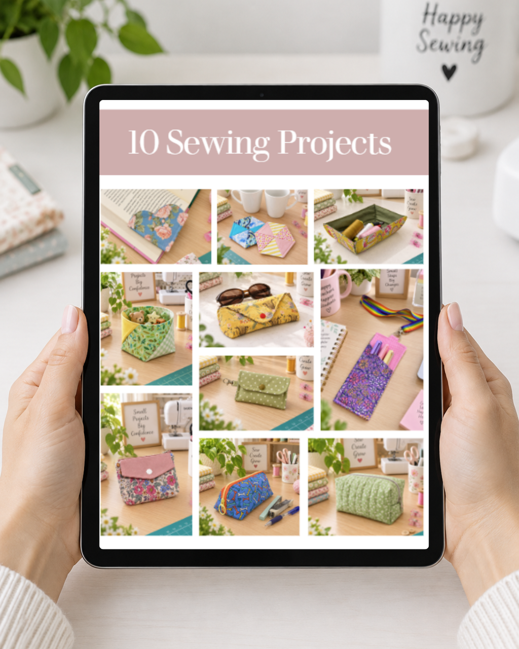 My First Sewing Project Book | 10 Beginner Sewing Projects