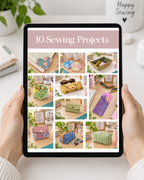 My First Sewing Project Book | 10 Beginner Sewing Projects