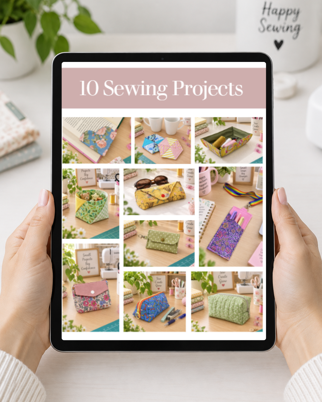 My First Sewing Project Book | 10 Beginner Sewing Projects