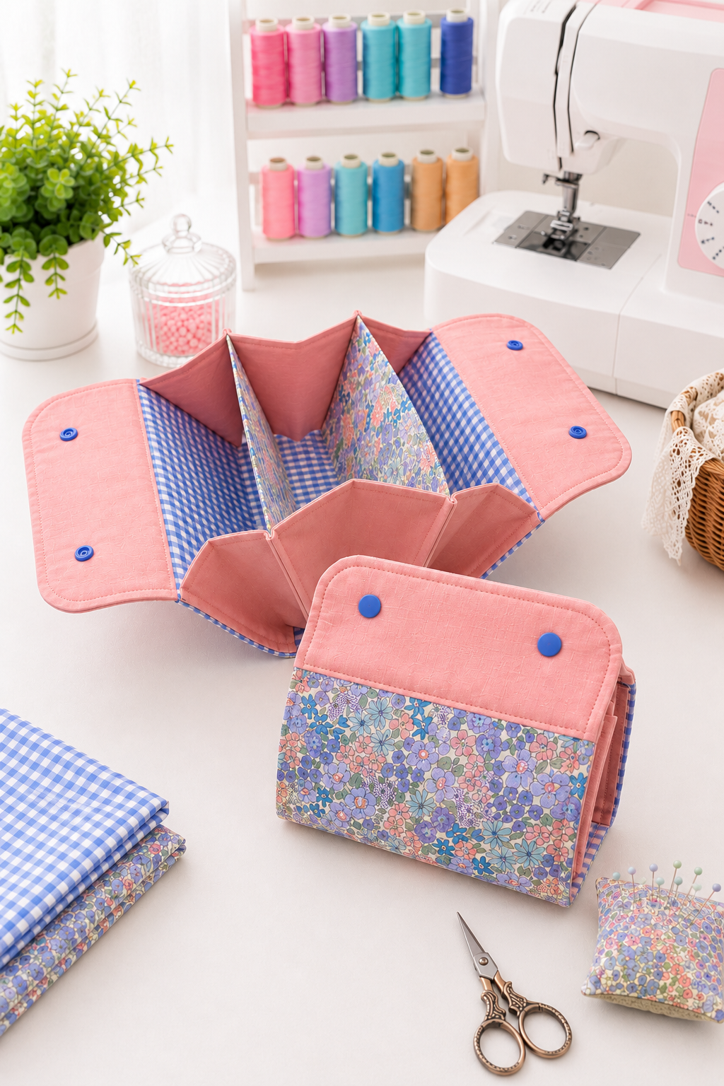 Accordion Organizer Pouch Sewing Pattern