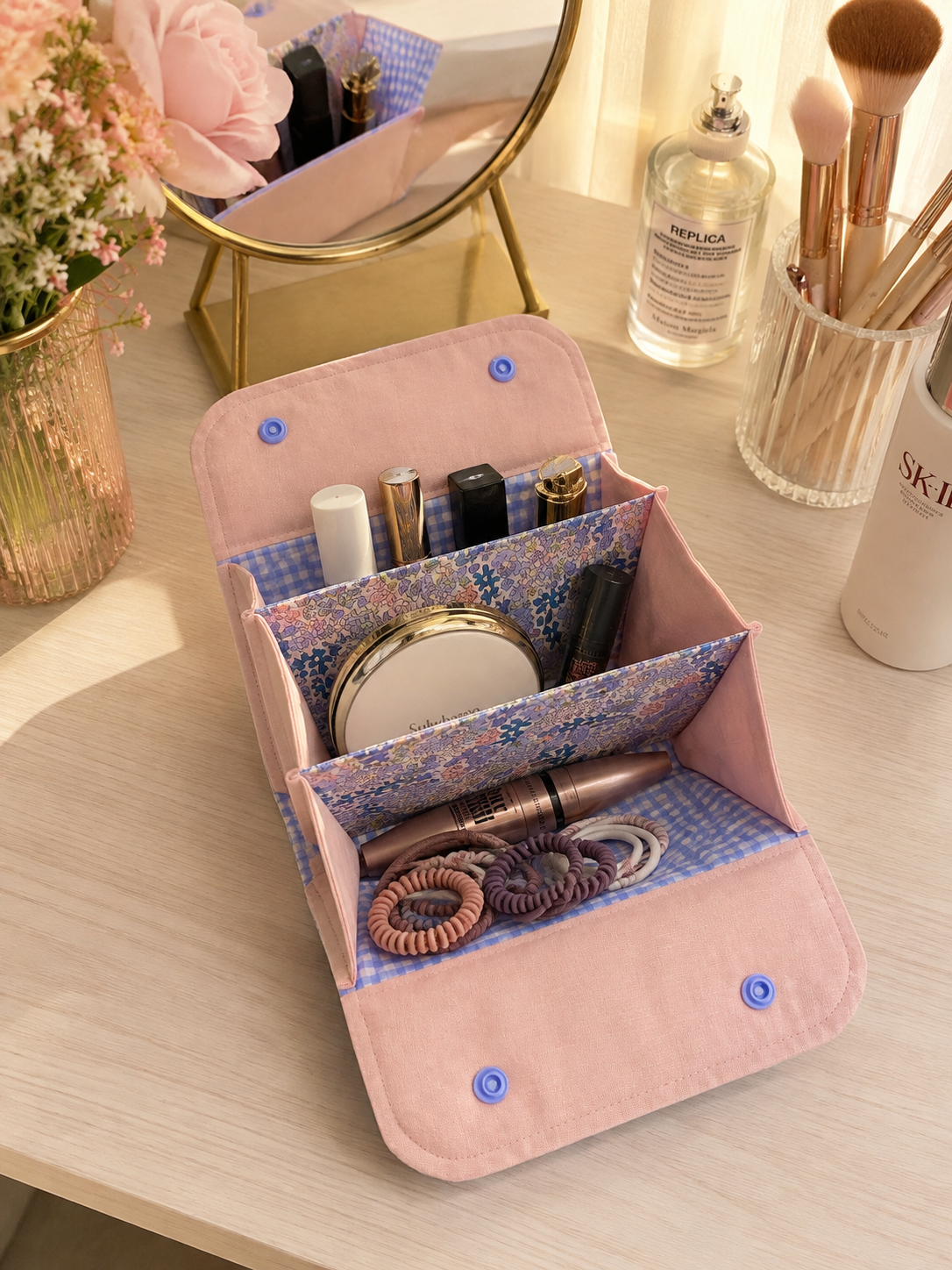 Accordion Organizer Pouch Sewing Pattern