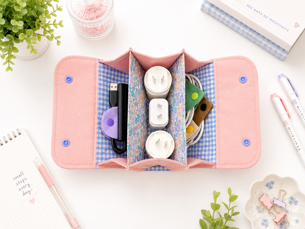 Accordion Organizer Pouch Sewing Pattern