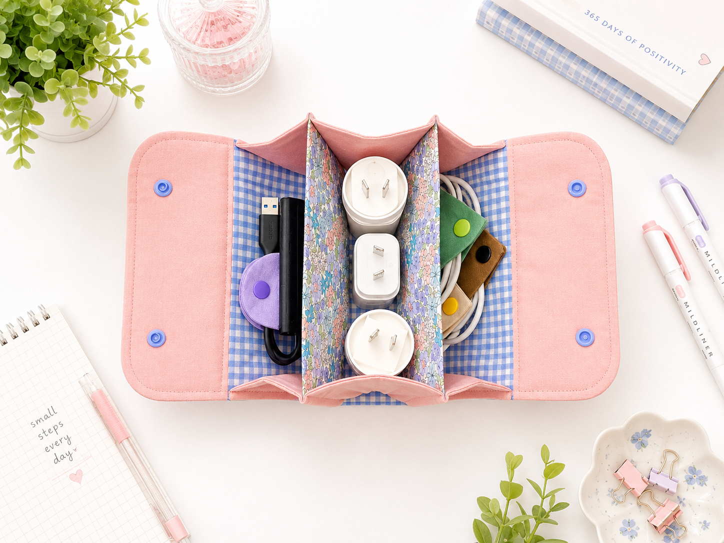 Accordion Organizer Pouch Sewing Pattern