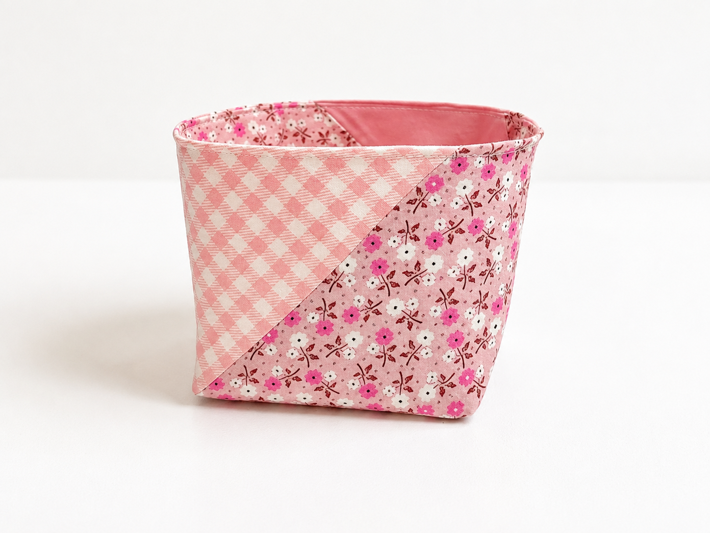 Pinwheel Fabric Basket Sewing Pattern (3 Sizes)