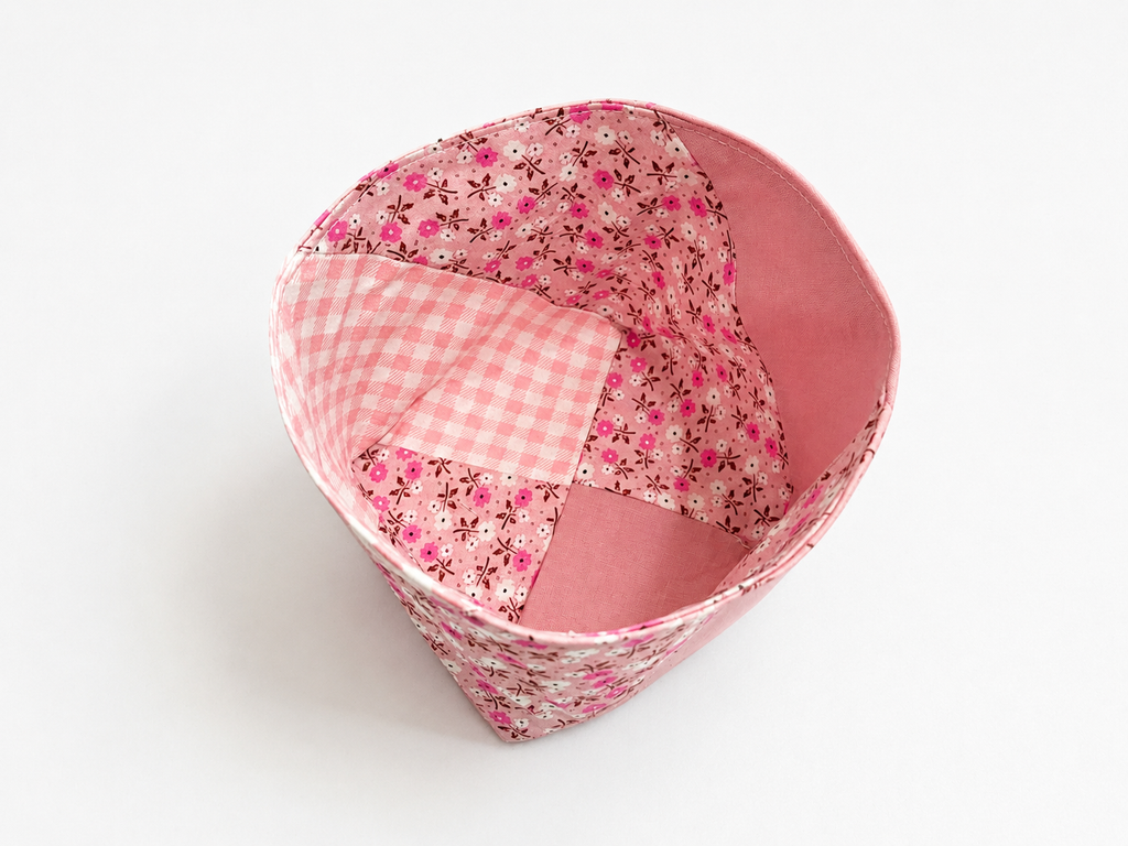 Pinwheel Fabric Basket Sewing Pattern (3 Sizes)