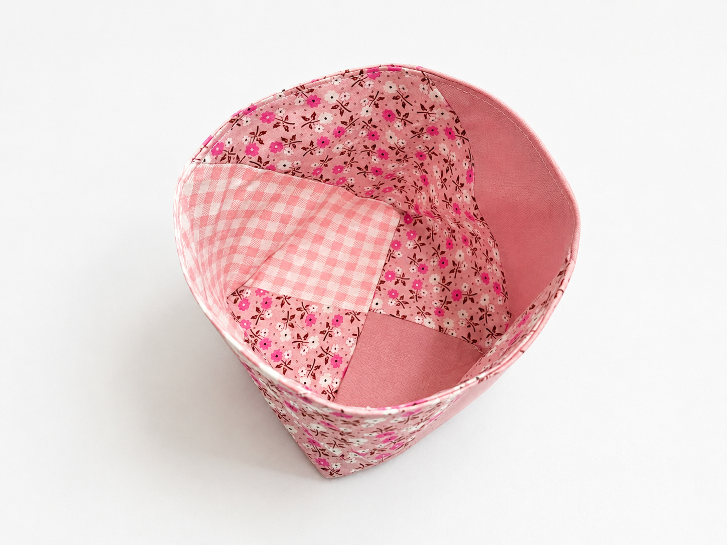 Pinwheel Fabric Basket Sewing Pattern (3 Sizes)