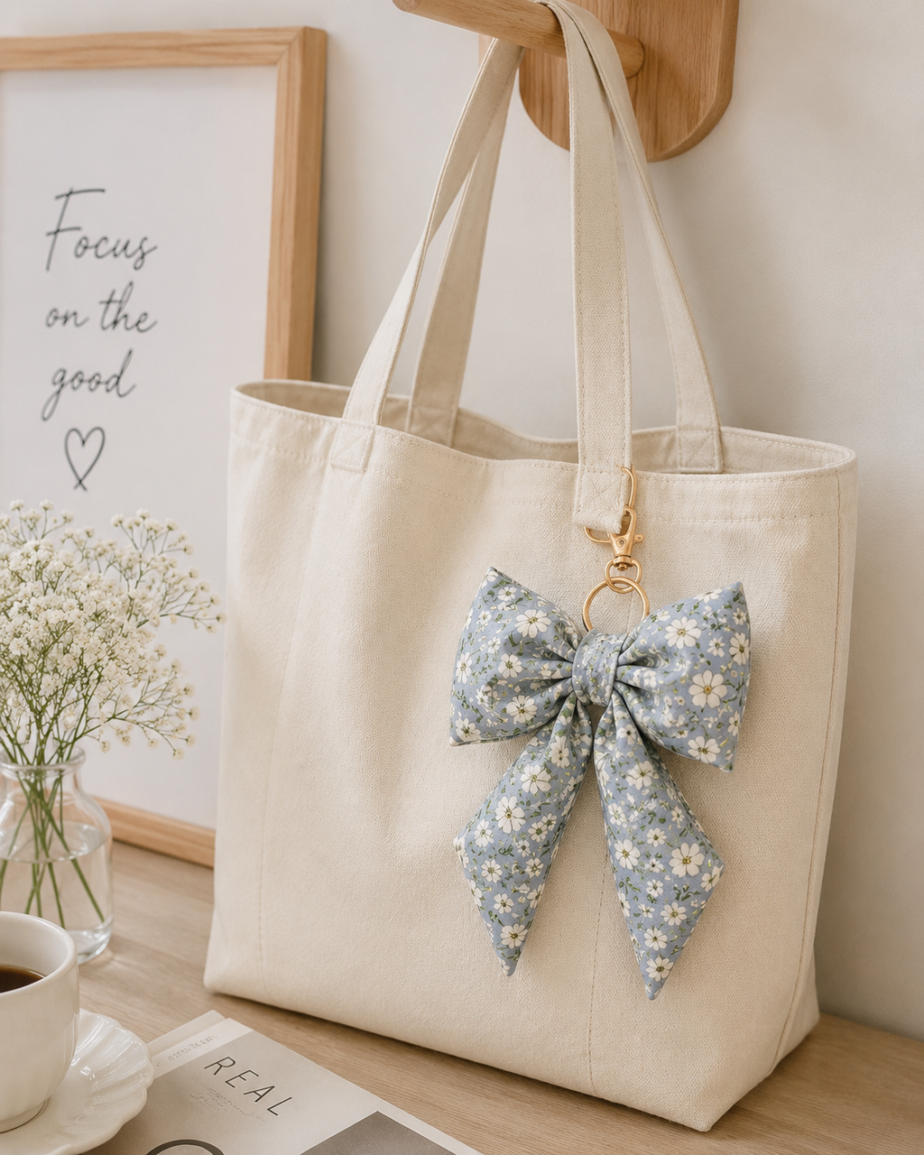 Puffy Bow Keychain Sewing Pattern (2 Sizes)