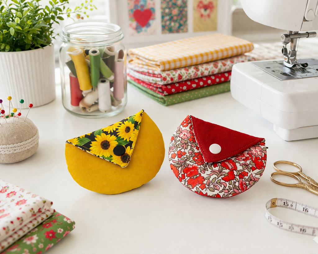 Teardrop Mini Snap Pouch Sewing Pattern