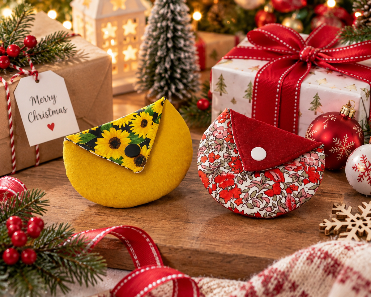 Teardrop Mini Snap Pouch Sewing Pattern