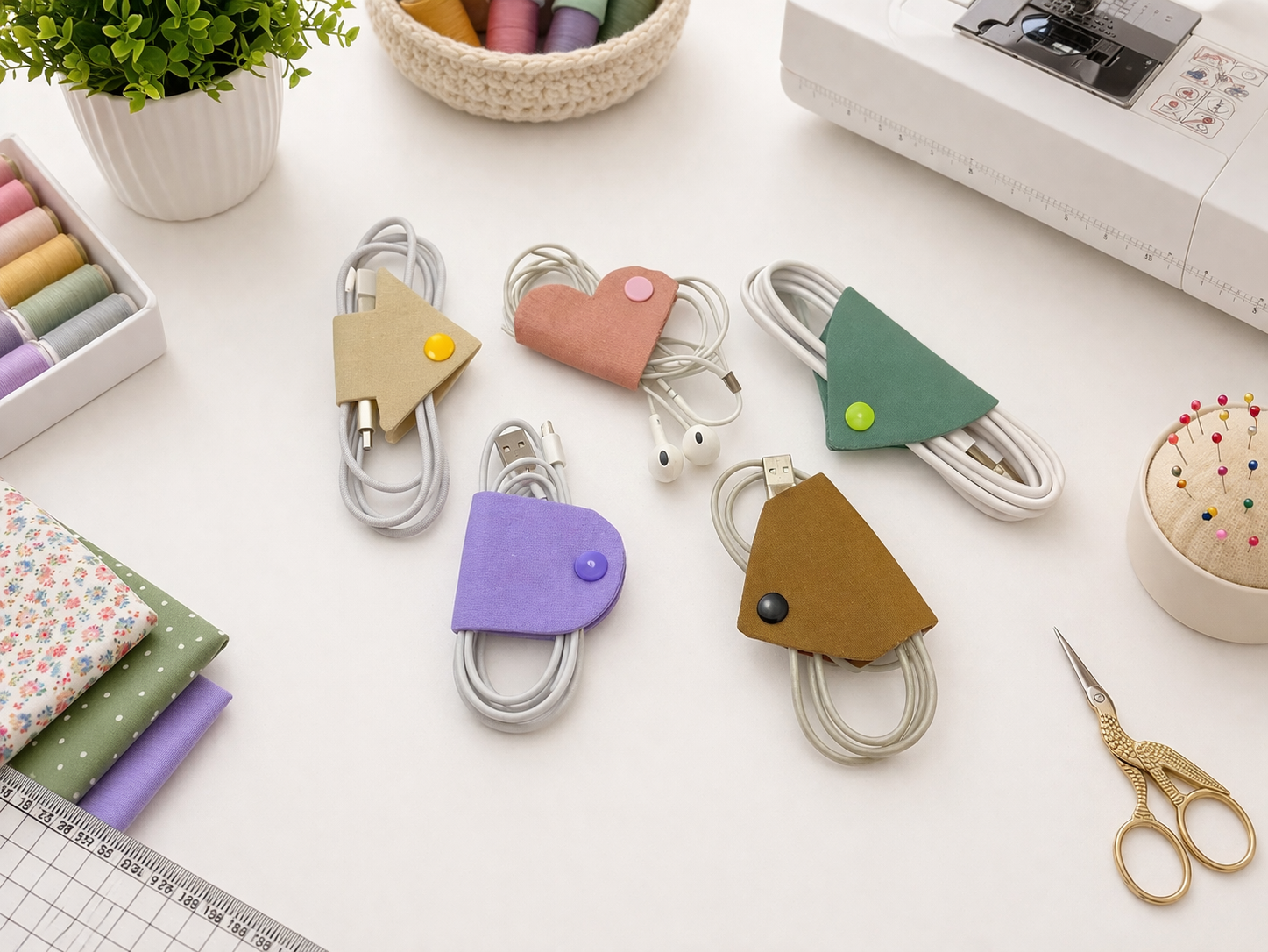5 Cord Keepers Sewing Pattern