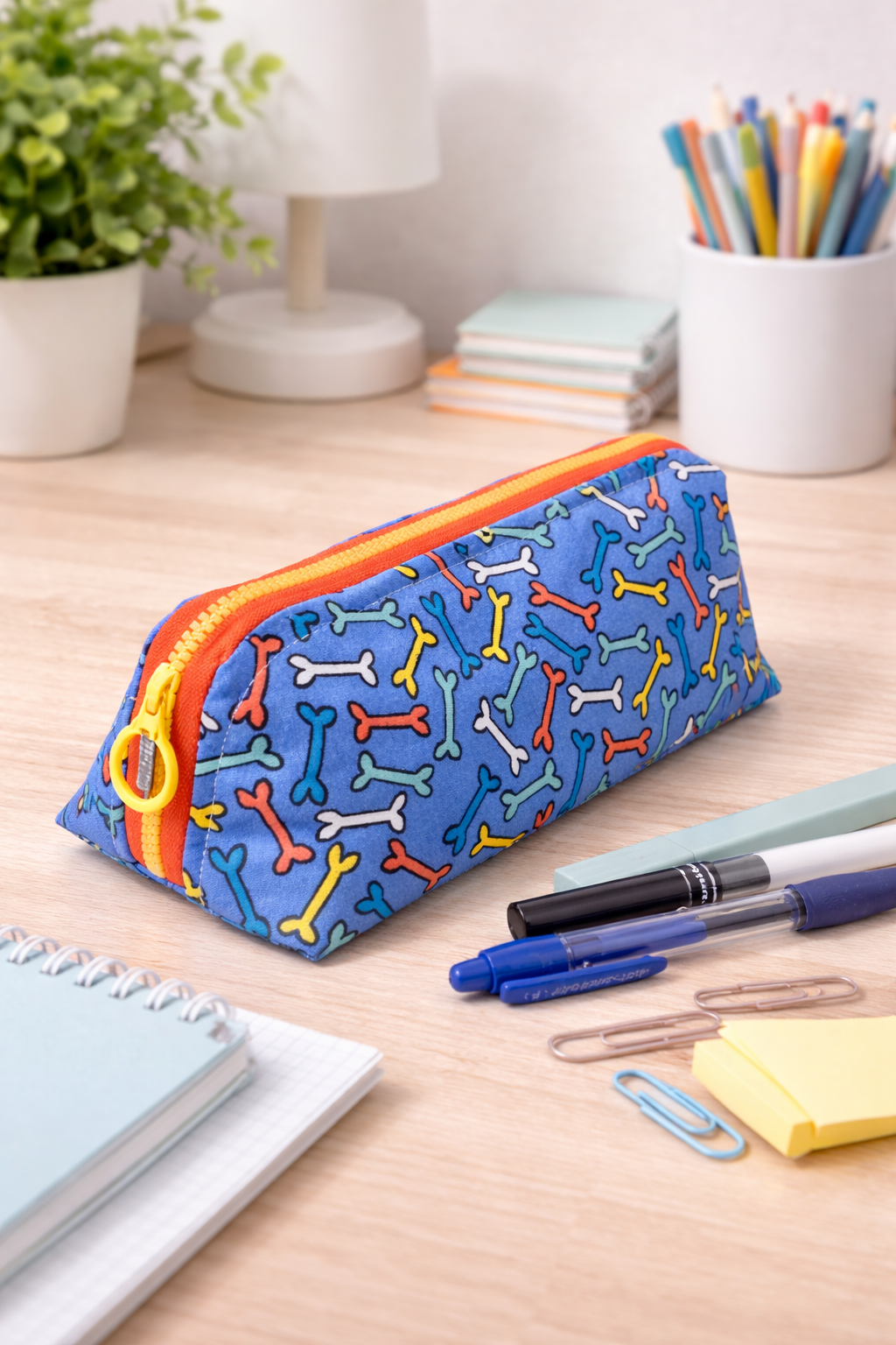 Wide Open Pencil Case Sewing Pattern
