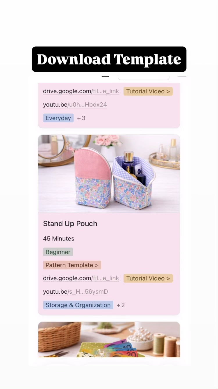 Lifetime Access RLC Sewing Pattern Library